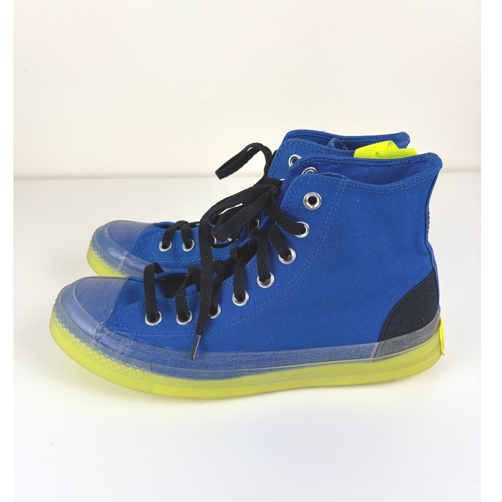 Converse Chuck Taylor All Star CX High Hybrid Game Blue Neon Yellow M7.5 W9.5
